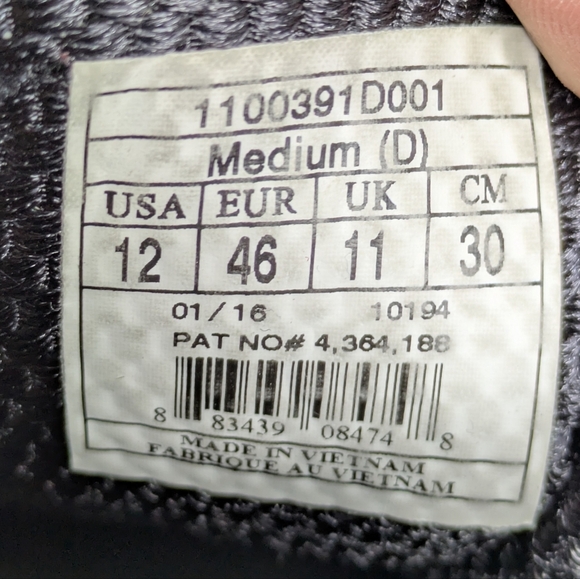 Brooks Black Addiction Walker Sneaker Shoe 12 Men - Picture 9 of 9